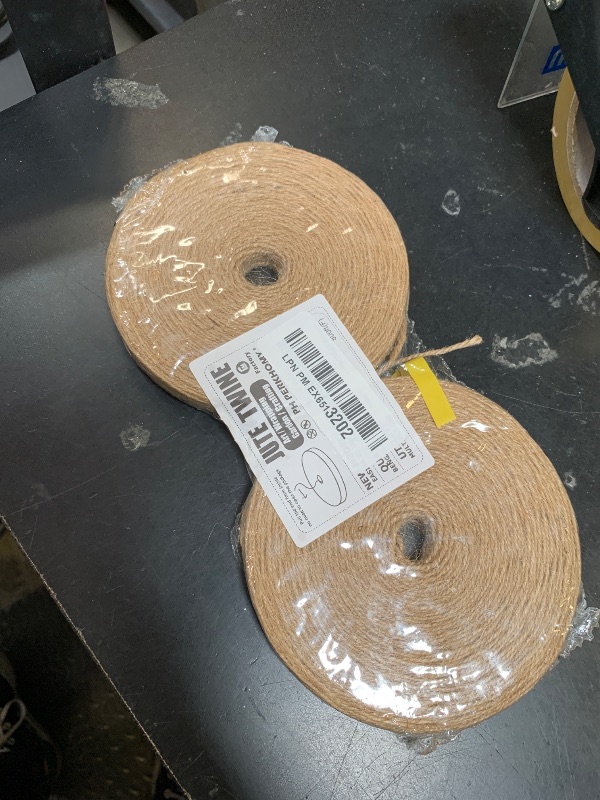 Photo 1 of PerkHomy 800 Feet (2Pcs * 400Feet) Garden Twine Strong Natural Jute Long Brown Twine for Gardening Tomato Climbing Plant Tie Floristry Crafts Gift Wrapping Packing Decor