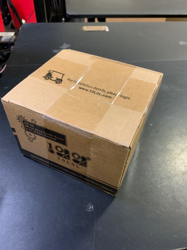 Photo 1 of 10L0L Golf Cart Center Caps and Lug Nuts - Black Golf Cart ITP SS Wheel Center Hub Caps(Outer Diameter 2.73''/4 PCS) and Wheel Lug Nuts (Thread Size 1/2"/16 PCS) Kit for Most EZGO Club Car