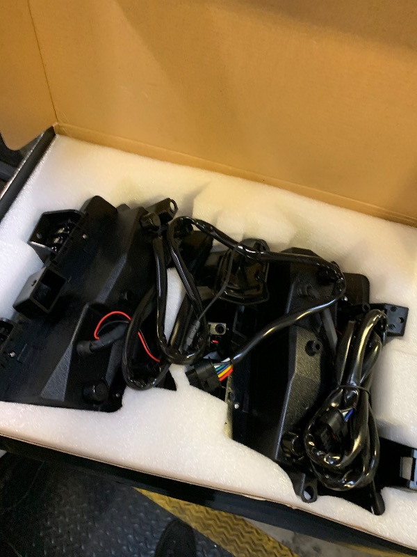 Photo 1 of M MIBAHE LED JL Fender Lights with Side Marker Replace for Jeep Wrangler 2018-2022 Sahara, Rubicon, High Altitude Models STOCK HALOGEN Turn Signal 6 wires for stock headlights are halogen