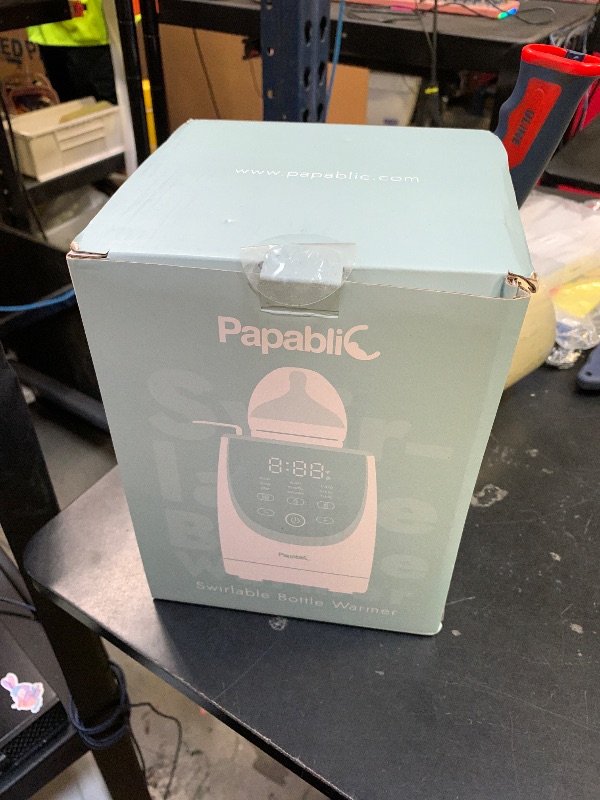 Photo 1 of Papablic NutriWarm™ Swirlable Bottle Warmer – Advanced Nutrient-Preserving Warming Technology, Fast and Even Warming for Breastmilk & Formula, Precise Temperature Control, Easy to Use