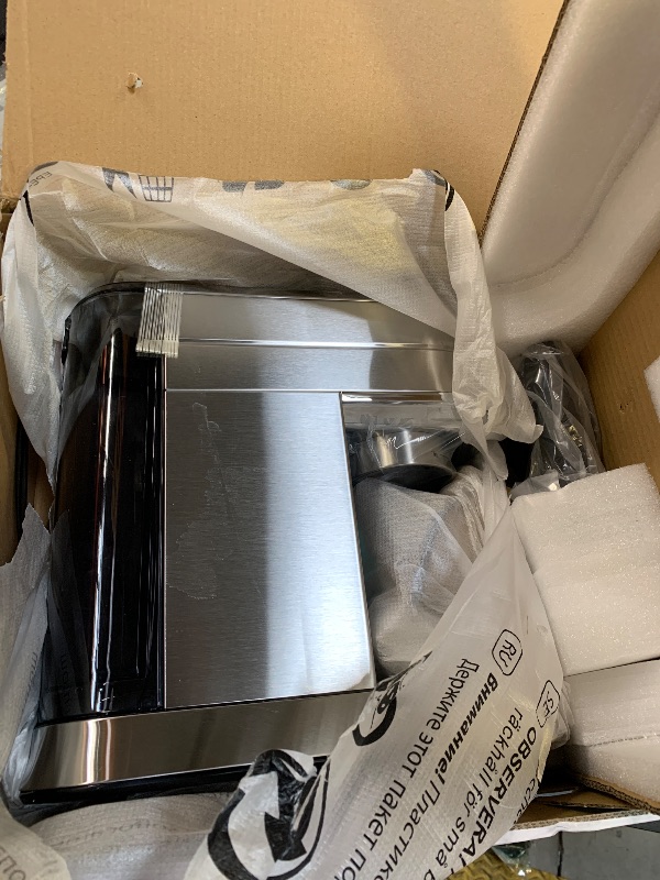 Photo 1 of CASABREWS CM5418 Espresso Machine 20 Bar, Compact Espresso Maker with Steam Milk Frother, Stainless Steel Coffee Machine with 34oz Removable Water Tank for Cappuccino, Latte, Silver