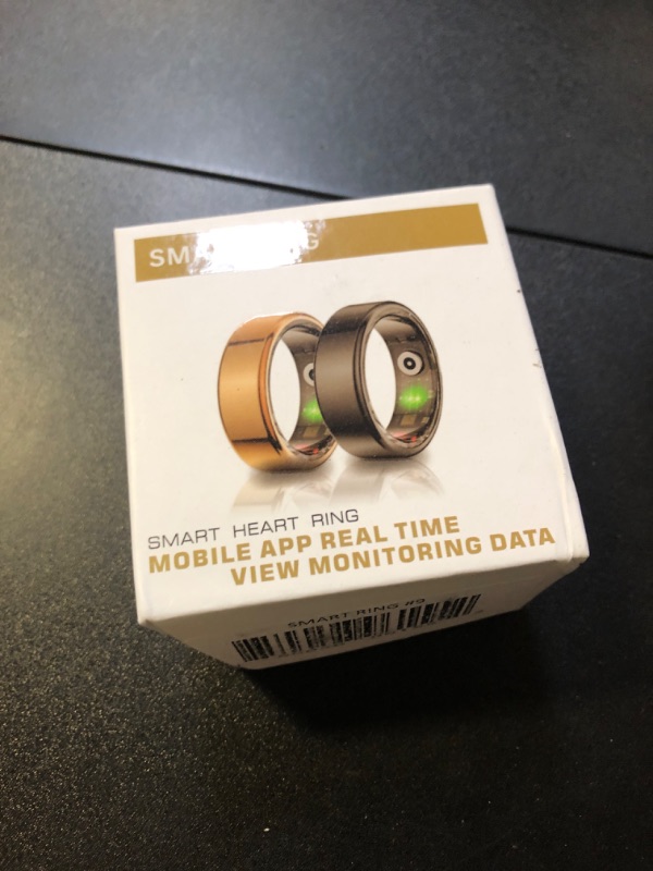 Photo 1 of Vital Health Smart Ring for Women Black Vital Health Ring Smart Rings for Men with Fitness Tracking, Sleep Monitor, Activity Tracking, App (Size 9)