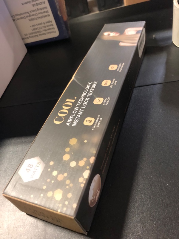 Photo 1 of SKIMI Airflow Styler, Titanium Flat Iron Hair Straightener, Professional Curling Iron with Cooling Air Vents to Lock in Style, 5 Temps & Dual Voltage.