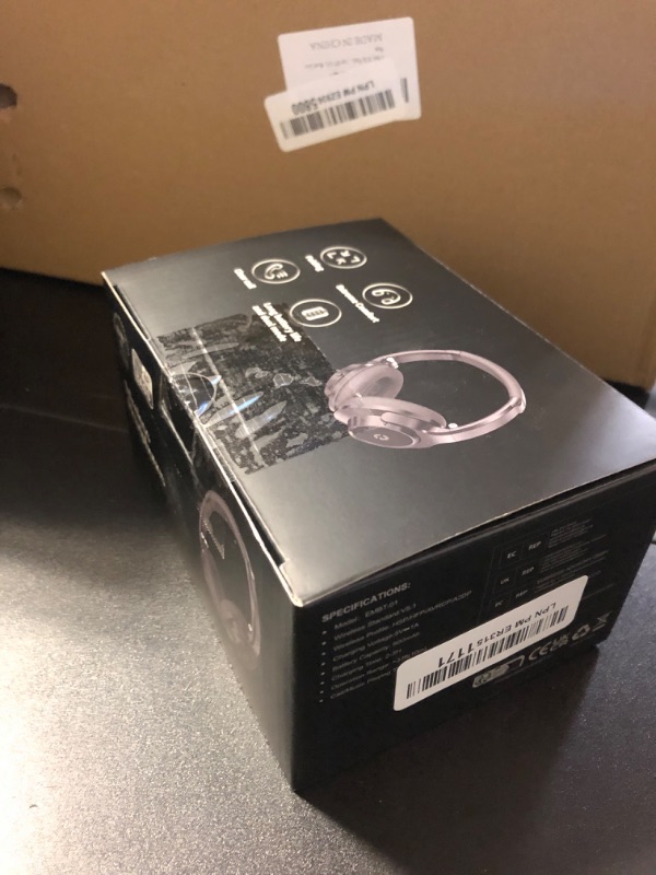 Photo 1 of EAORUL Wireless Headphones Bluetooth, Bluetooth Headphones, 70H Playtime Headphone Wireless Bluetooth 5.1 with with Mic & 3EQ Modes, Over Ear Headphones HiFi Stereo for Home Traver Work(NO ANC)