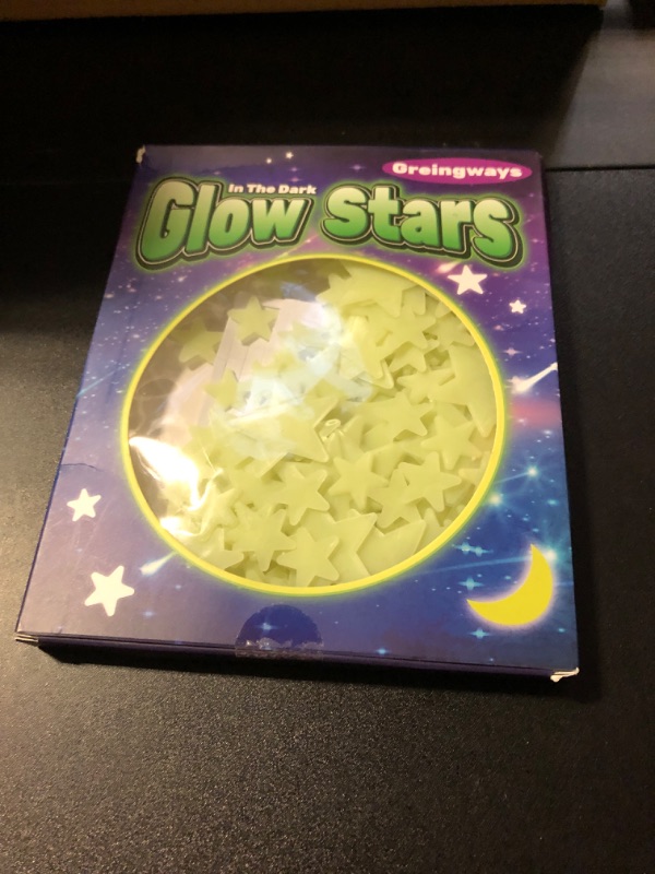Photo 1 of Greingways 201 Pcs Glow in The Dark Stars Stickers for Ceiling Bedroom, Stocking Stuffers for Kids Ages 3-5, 4-8, 8-12, Boys Girls Room Decor Wall Stickers Stocking Stuffers for Toddler-Green