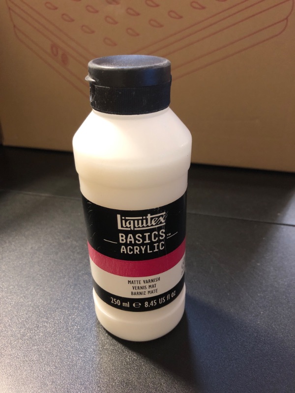 Photo 1 of Liquitex BASICS Matte Varnish, 250ml, 8.4-oz