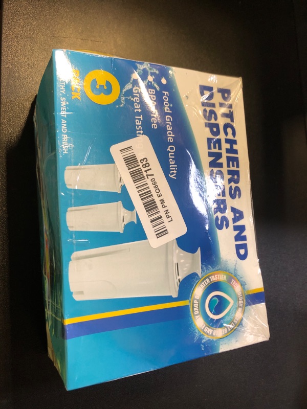 Photo 1 of WSKFDTI Water Filter Replacement for Brita Water Pitchers and Dispensers, Classic 35557, Ob03, Mavea 107007 and More, Reduce Chlorine and Bad Taste, Lasts Two Months or 40 Gallons, Includes 3 Filters