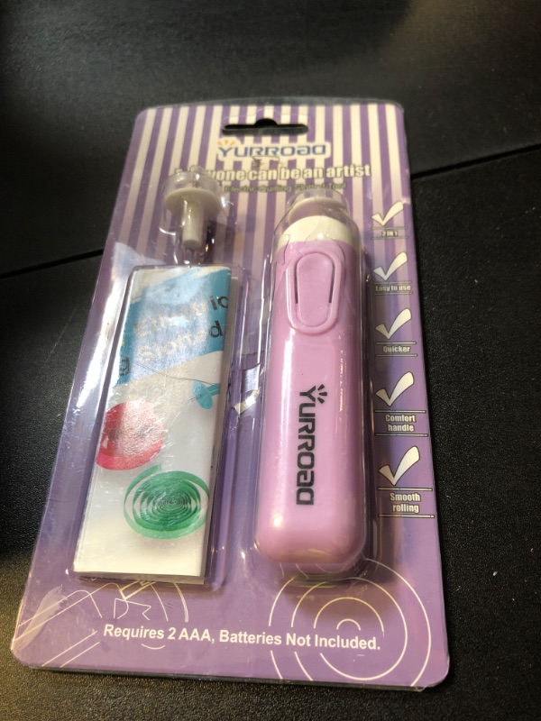 Photo 1 of YURROAD 2 in 1 Quilling Slotted Tool Electric Paper Quilling Pen for Paper Strips 1.5mm to 10mm
