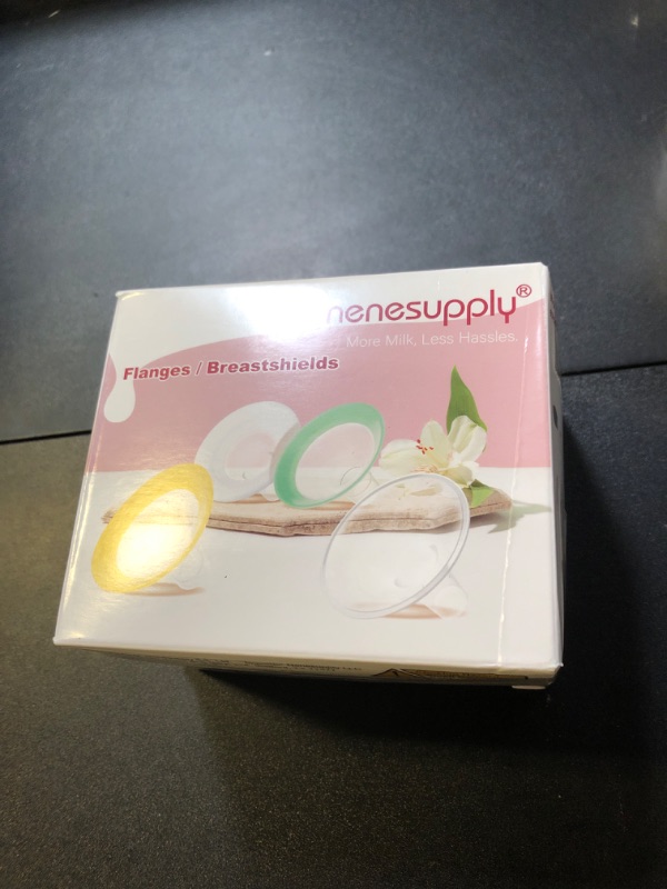Photo 1 of Nenesupply 19mm Oval Flanges Compatible with Medela Breast Pump Parts Replace 19mm Medela Flange Accessories. Work with Pump in Style Parts Symphony Parts Swing Maxi Harmony and Personalfit Flex