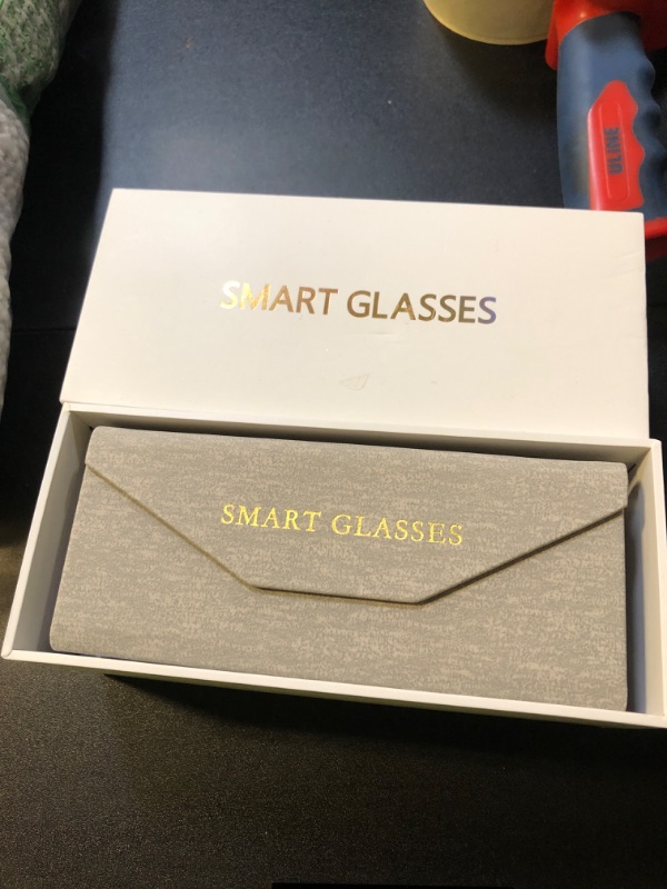 Photo 1 of EarlySincere Men's and women's Bluetooth sunglasses, AI translation, 50 hour battery life, UV protection, voice control, Bluetooth glasses for Android and iOS