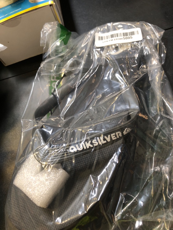 Photo 1 of Quiksilver Men's Molokai 3 Point Flip Flop Sandal, Black 1, 11
