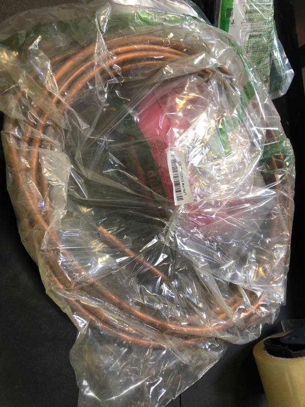 Photo 1 of ICOOL 3/8" Copper Tubing 20 Ft - ASTM B743 Refrigeration Soft Coil Copper - 99.9% C12200 Pure ACR Tubing - Seamless Round for HVAC Refrigerator Industry DIY