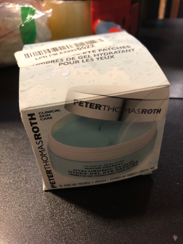 Photo 1 of Peter Thomas Roth | Water Drench® Hyaluronic Cloud Hydra-Gel Eye Patches | Hyaluronic Acid Under-Eye Patches for Fine Lines, Wrinkles and Puffiness (30 pairs / 60 count)