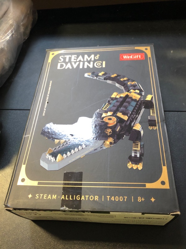 Photo 1 of WINGIFT 541 Piece Crocodile Building Sets,Sea Creatures Creative Model Building Kit,STEM Dinosaur World Park Building Toy, Mechanical Animal Brick Set,Christmas Birthday Gifts for Boys,Teens, Adults