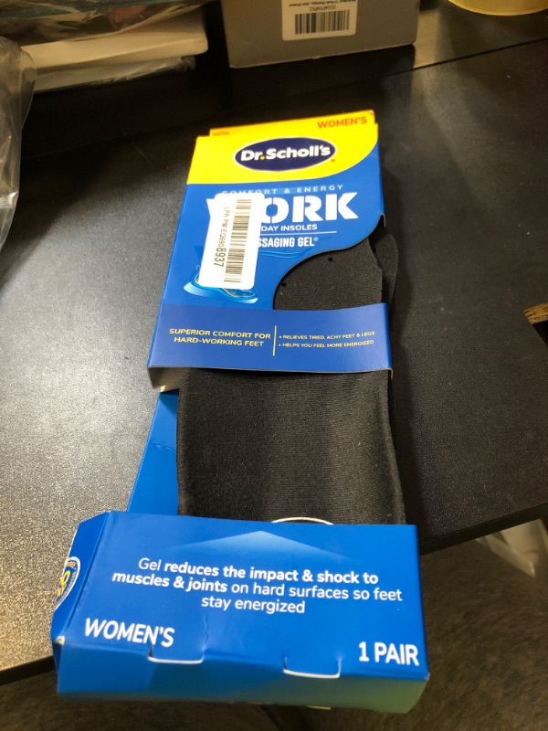 Photo 1 of Work All-Day Superior Comfort Insoles (with) Massaging Gel, Women, 1 Pair, Trim to Fit