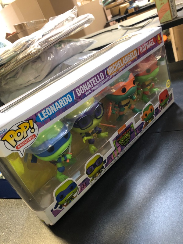 Photo 1 of Funko POP! Movies: Teenage Mutant Ninja Turtles (TMNT) POP! - Amazon Exclusive - Collectable Vinyl Figure - Gift Idea - Official Merchandise - for Kids & Adults