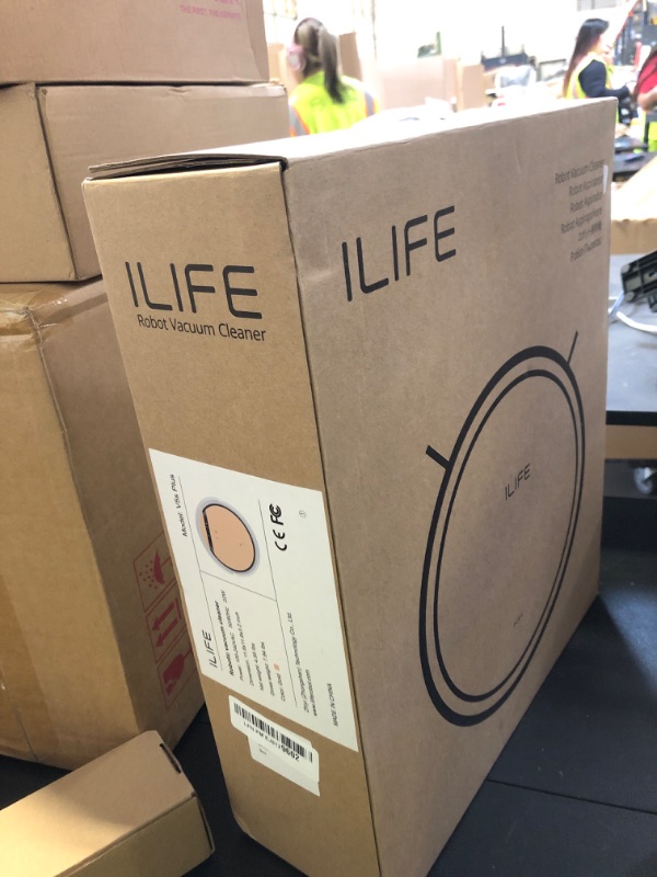 Photo 1 of ILIFE V5s Plus Robot Vacuum and Mop Combo with Wi-Fi/App/Alexa, Automatic Self-Charging Robotic Vacuum Cleaner, Slim and Quiet, Cleans Hard Floors Carpets and Pet Hair (V5s Pro Upgrade Version)