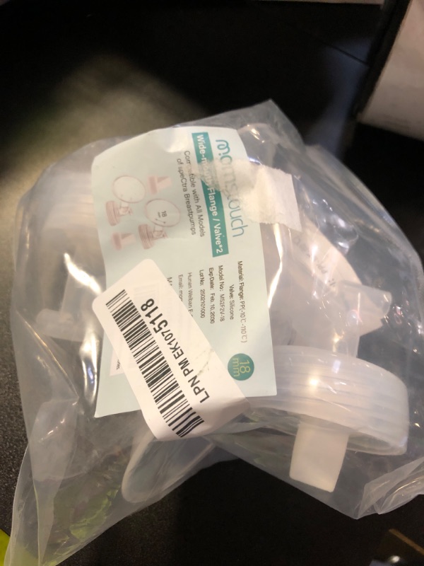 Photo 1 of Momstouch 18mm Flange and Duckbill Valve Compatible with Spectra S1 S2 9 Plus Breastpump Replacement to Spectra Pump Parts, Not Original, Replace Spectra Accessories.