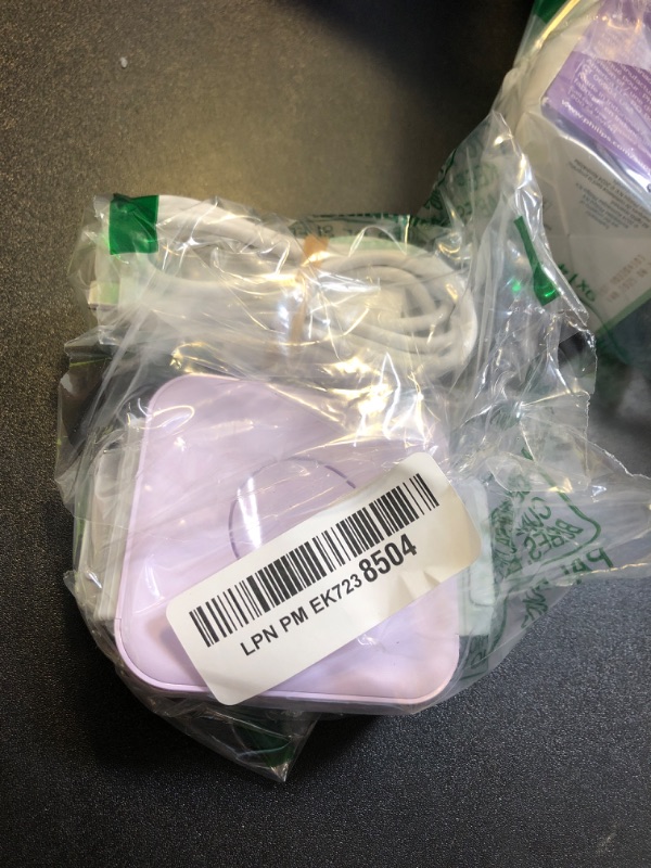 Photo 1 of Pocket Wireless Charger for Samsung Android Phone, Foldable Travel Wireless Charging Station/Stand Compatible for Samsung S25 Ultra/S24/Z Flip 6/5, Watch Charger for Samsung Watch 8/7/Buds Pro3(Purple