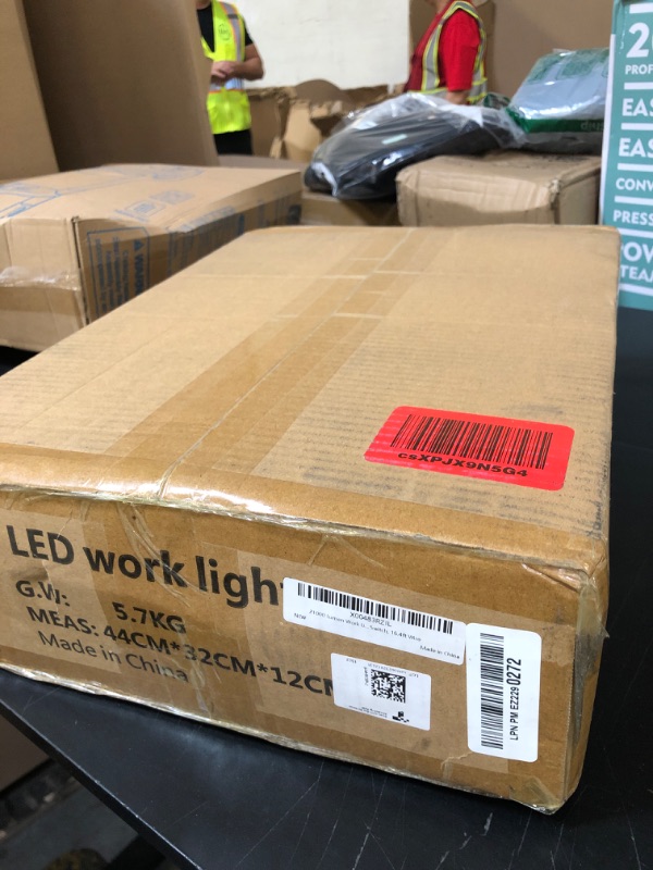 Photo 1 of 21000Lumen LED Work Lights with Stand: 3 Head Adjustable Work Light with Individual Switch - IP66 Waterproof Foldable Tripod Worklight with 16.4FT Cord for Indoor Outdoor Portable Lighting