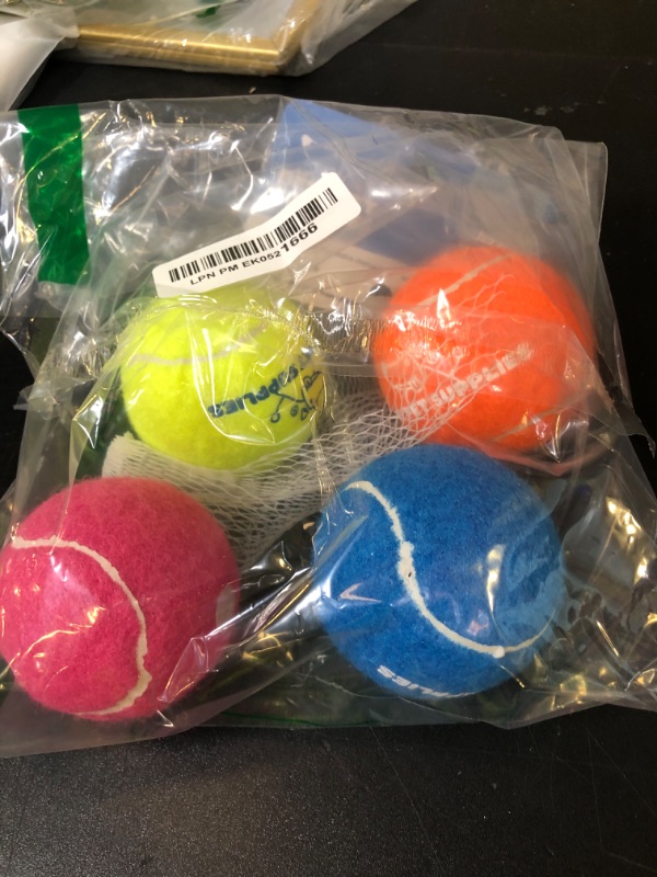 Photo 1 of Best Pet Supplies Squeaky Tennis Toys for Dogs, 4-Pack, Heavy-Duty Interactive Pet Toys for Throwing and Fetching, Supports Exercise and Natural Behavior Training, Durable - Medium