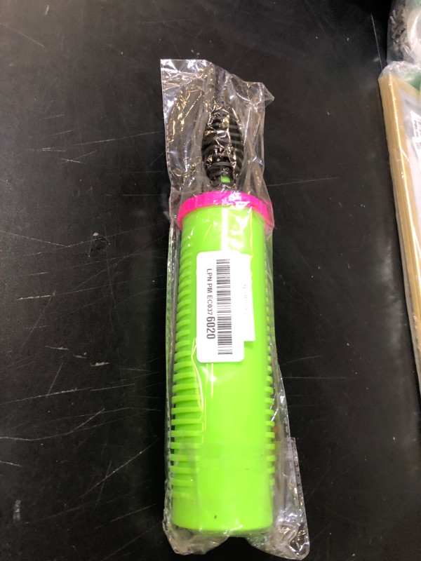 Photo 1 of ouyili Balloon Pump Handheld Two-Way Dual Action - Hand Blower Air Pumper for Balloons - Ballon Inflator Pumping - Manual Baloon Inflators Machine (Green 1 Piece)