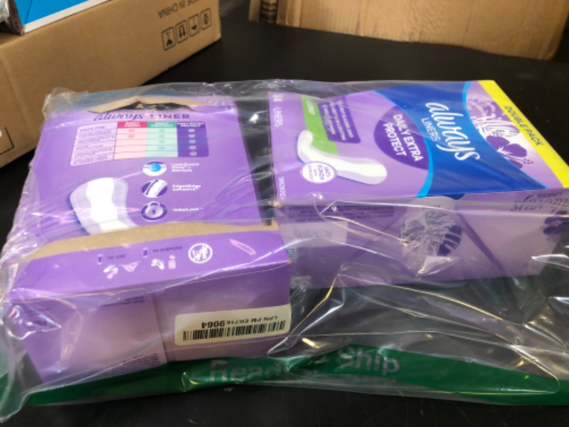 Photo 1 of Always Daily Extra Protect Liners, Long Length, Unscented Panty Liners, 108 Count