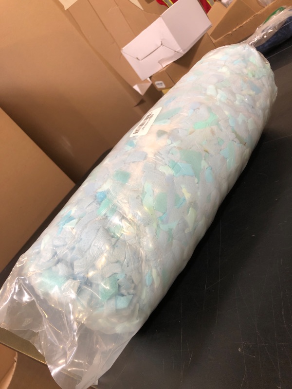 Photo 1 of DR.DUDU 10lbs Shredded Memory Foam Filling for Bean Bag Filler, Soft and Convenient Pillow Stuffing Foam for Couch Cushion Dog Bed Chair Arts Crafts, Added Gel Particles