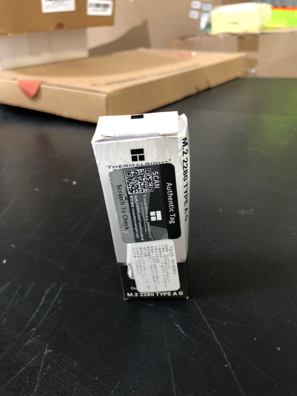 Photo 1 of Thermalright TR-M.2 2280 Type A G 2280 heatsink for SSD Cooling M.2 2280 heatsink Cooler, Aluminum, with 2 Thermal Conductivity, Desktop High Performance SSD Cooler(Gray)