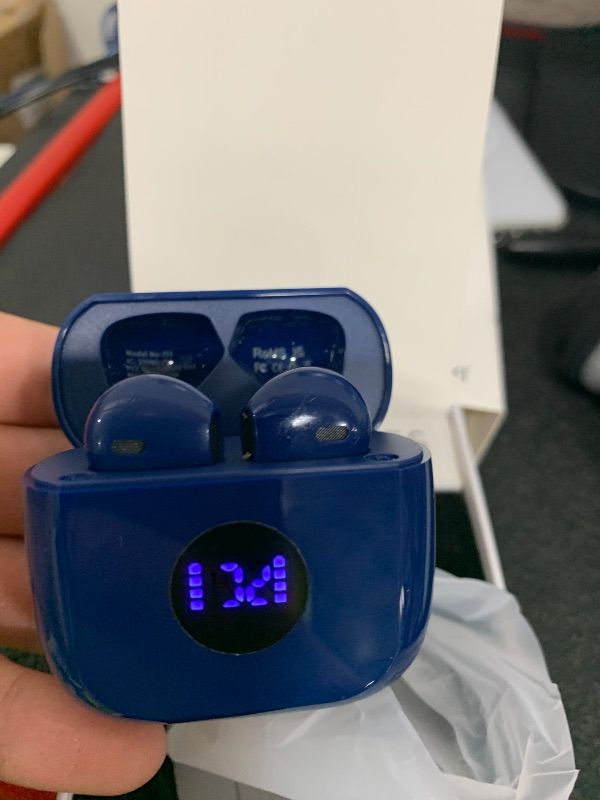 Photo 1 of Wireless Earbuds, Bluetooth 5.4 Headphones HiFi Stereo, in Ear Earphones with LED Display 4 ENC Noise Cancelling Mics, 40H Playback Ear Buds with Mini Case, IP7 Waterproof Headset with USB C Charging
