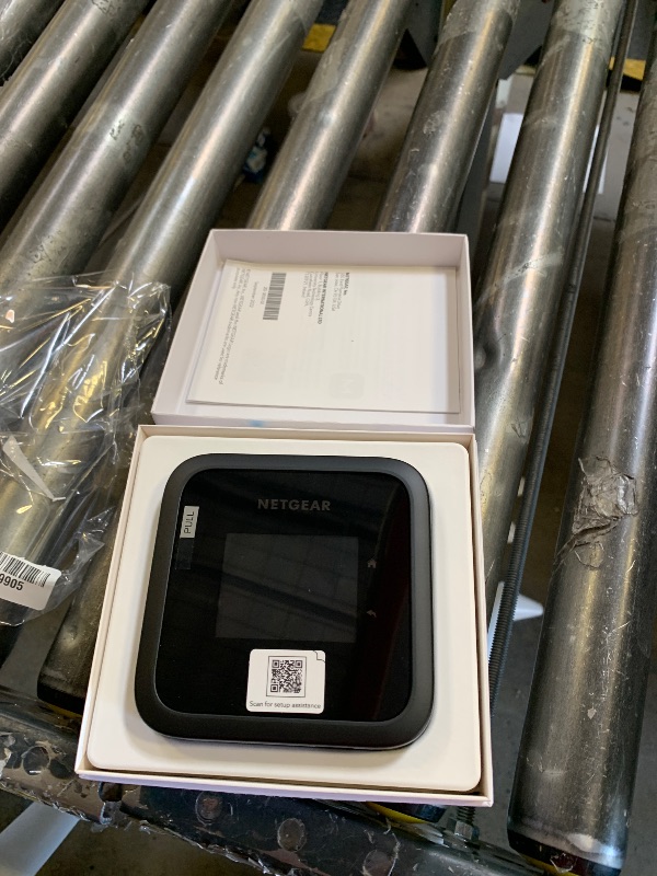 Photo 1 of NETGEAR Nighthawk M6 5G Mobile Hotspot, Router with Sim Card Slot, Modem, Portable WiFi Device for Travel, Unlocked with Verizon, AT&T, and T-Mobile, WiFi 6, 2.5Gbps (MR6150)