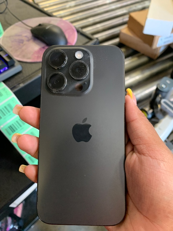 Photo 1 of Apple iPhone 15 Pro, 256GB, Black Titanium - Unlocked (Renewed Premium)