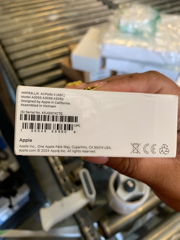 Photo 1 of Apple AirPods 4 Wireless Earbuds, Bluetooth Headphones, with Active Noise Cancellation, Adaptive Audio, Transparency Mode, Personalized Spatial Audio, USB-C Charging Case, Wireless Charging, H2 Chip