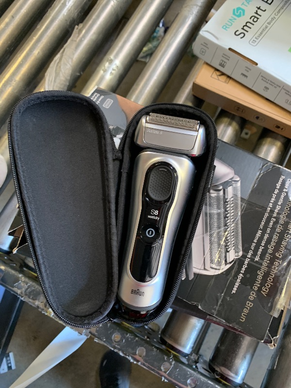 Photo 1 of Braun Series 8 8567cc Electric Razor for Men, 4+1 Shaving Elements & Precision Long Hair Trimmer, 5in1 SmartCare Center, Close & Gentle Even on Dense Beards, Wet & Dry Electric Razor, 60min Runtime
