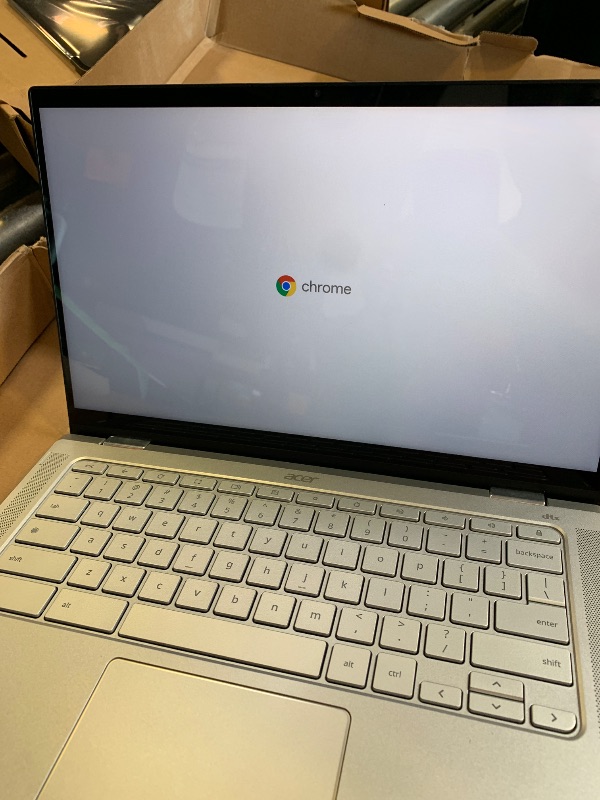 Photo 1 of Acer Chromebook Enterprise Spin 514 Convertible Laptop | Intel Core i3-1110G4 | 14" FHD IPS Touch Gorilla Glass | 8GB LPDDR4X | 128GB SSD | Wi-Fi 6 | Backlit Keyboard | Chrome OS | CP514-2H-39R7