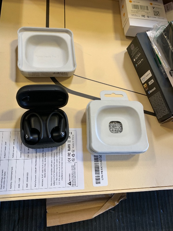 Photo 1 of Beats Powerbeats Pro 2 Wireless Bluetooth Earbuds - Noise Cancelling, Heart Rate Monitor, IPX4, Up to 45H Battery & Charging Case, Works with Apple & Android - Jet Black