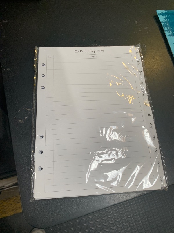Photo 1 of newestor 2025-2026 Monthly Planner Refills for A5 6-Ring Binder, Two Pages Per Month, Aug 2025 to Dec 2026, A5 Size, 6-Hole Punched