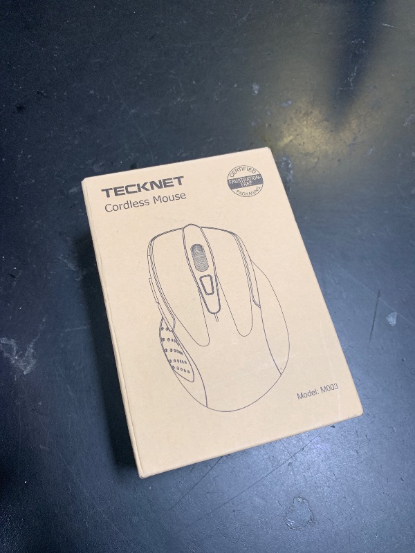 Photo 1 of TECKNET Wireless Mouse, 2.4G Ergonomic Optical Mouse, Computer Mouse for Laptop, PC, Computer, Chromebook, Notebook, 6 Buttons, 24 Months Battery Life, 2600 DPI, 5 Adjustment Levels