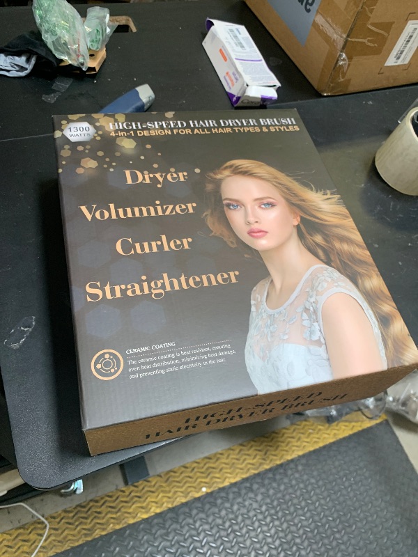 Photo 1 of SKIMI Blow Dryer Brush with 110,000 RPM Brushless Motor and Blowout Brush, Multi Hair Air Styler for Faster Drying, Curling, Straightening, Volumizing with Salon-Quality Results