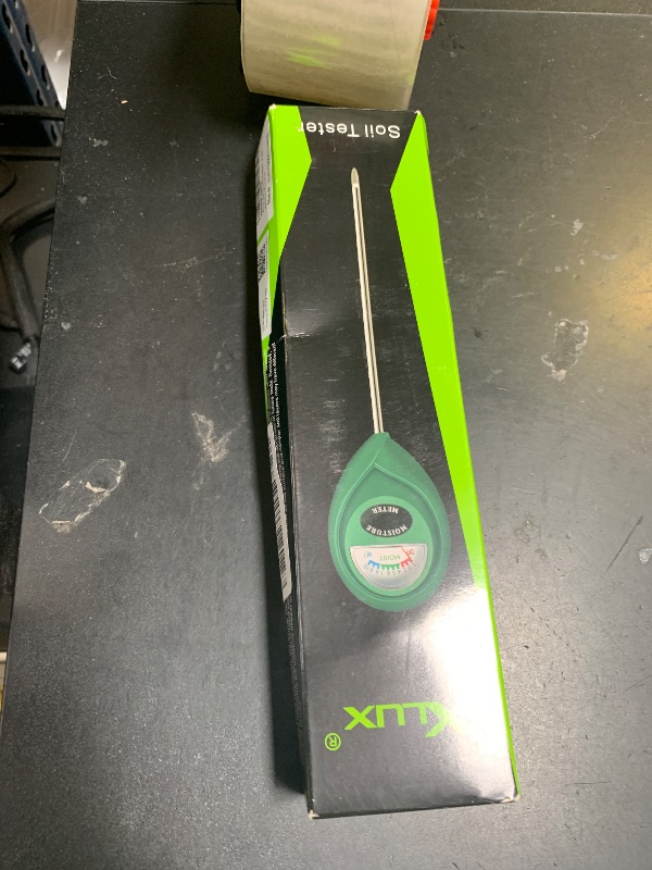 Photo 1 of XLUX Soil Moisture Meter, Plant Water Monitor, Hygrometer Sensor for Gardening, Farming, Indoor and Outdoor Plants, No Batteries Required