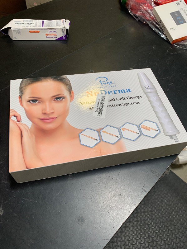Photo 1 of Pure Daily Care NuDerma Handheld Skin Therapy Wand Machine w/Neon – Anti-Aging - Skin Tightening - Wrinkle Reducing - Dark Circles – Clarifying - Hair & Scalp Stimulator