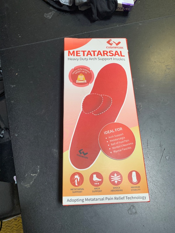 Photo 1 of Cushwork Metatarsalgia Insoles for Ball of Foot Pain,Morton's Neuroma,Heavy Duty Arch Supports Insoles,Orthotic Insoles,Men Women Shoe Insert for Metatarsal,Foot Pain Relief-E