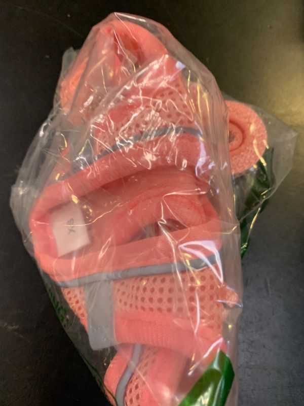 Photo 1 of YIMEIS Dog Harness and Leash Set, No Pull Soft Mesh Pet Harness, Reflective Adjustable Puppy Vest for Small Medium Large Dogs, Cats (Pink, X-Small (Pack of 1)
