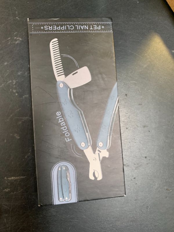 Photo 1 of Best Dog Nail Trimmers for Anxiety Sensitive Dogs, Quiet Sharpest Smoothest Nail Clippers for Large Dog Medium Small, Professional Stainless Steel with Nail File & Comb, Left-Handed Friendly