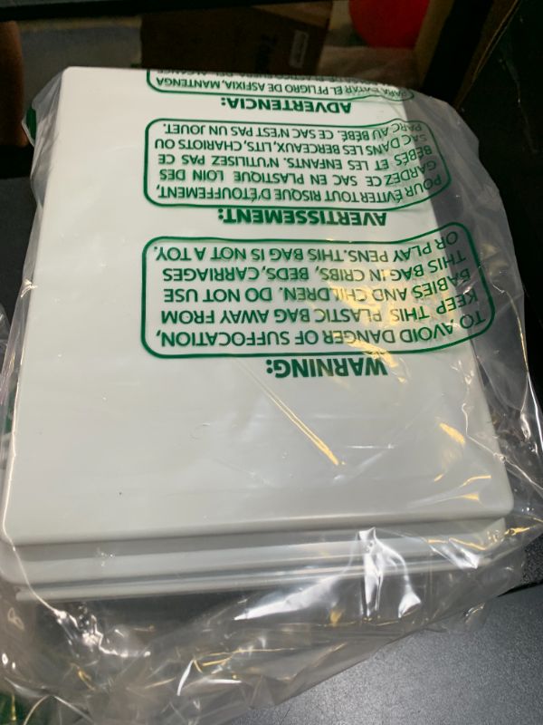Photo 1 of Gratury Junction Box, IP67 Waterproof Plastic Enclosure for Electrical Project, Hinged Grey Cover, Includes Mounting Plate and Wall Bracket 220×170×110mm (8.6"×6.7"×4.3")