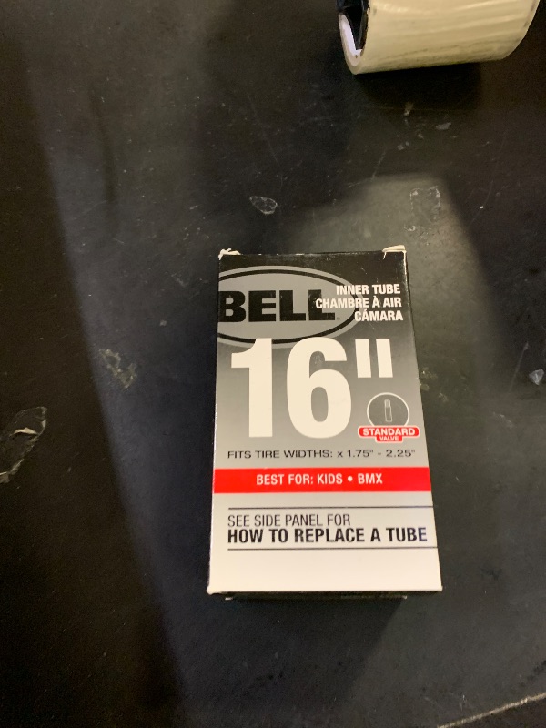 Photo 1 of BELL 16-Inch Universal Inner Tube, Width Fit Range 1.75-Inch to 2.25-Inch, Black