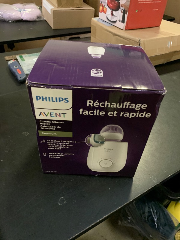 Photo 1 of Philips Avent Premium Fast Bottle Warmer, with Smart Temperature Control, Water Bath Technology, Automatic Shut-Off, Model SCF358