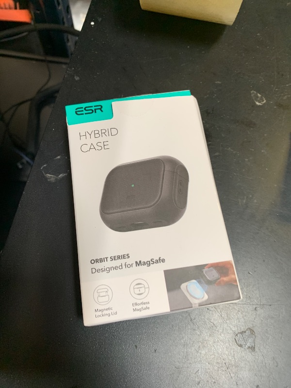 Photo 1 of ESR for AirPods Pro 2nd Generation Case (HaloLock), Compatible with Airpods Pro Case 2nd/1st Gen (2023/2022/2019), Compatible with MagSafe, Full Drop Protection Cover with Lanyard, Titanium