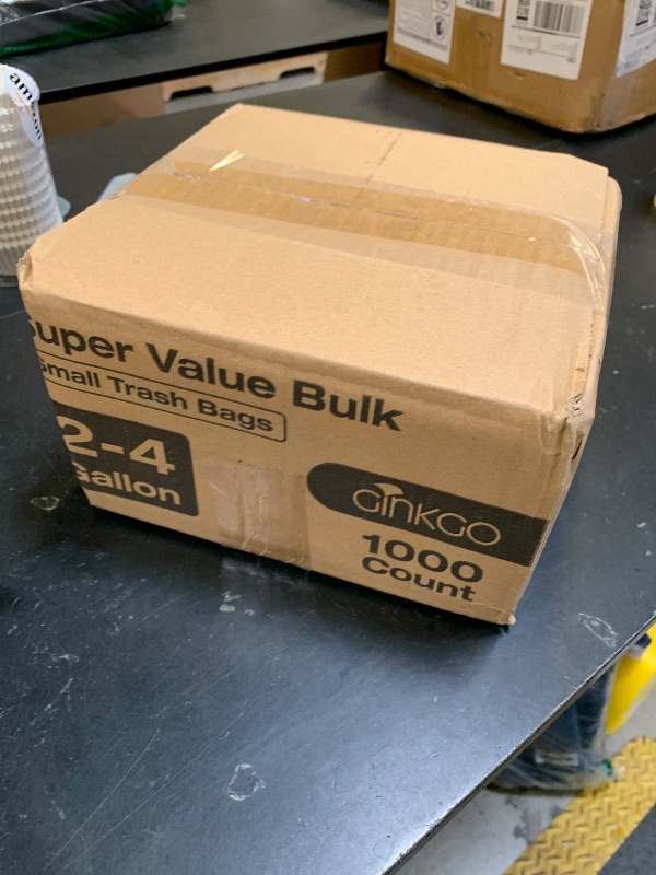 Photo 1 of Small Trash Bags 2-4 Gallon Trash Bag 1000 Count Super Value Small Garbage Bags Bathroom Mini Trash Bags Unscented, Clear Wastebasket Bin Liners, Plastic Bags