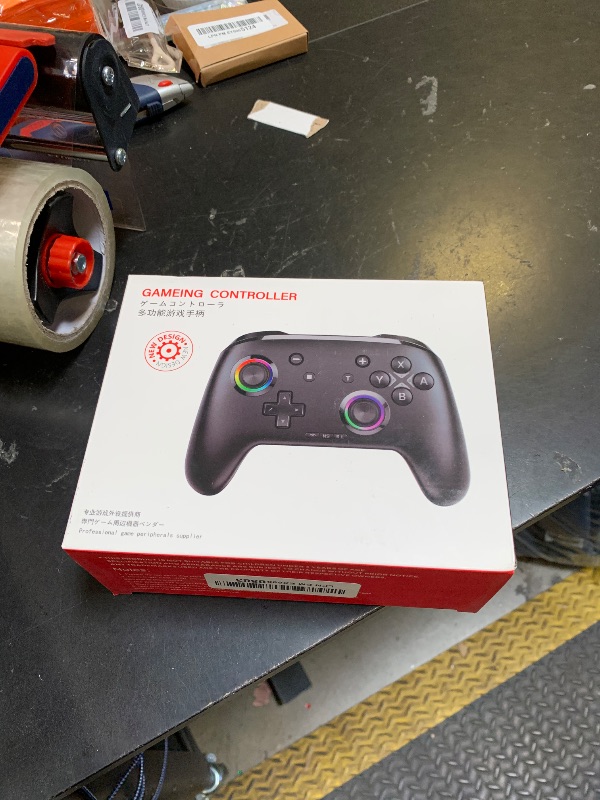 Photo 1 of Enhanced Bluetooth Controller - Hall Effect Joysticks Wireless Game Controller - Work for Windows PC, Android Phone/TV, iPhone/iPad/Mac, Switch 2/Switch/Lite/OLED with Macro/Motors/6 Axis Gyro/Turbo